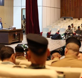 وزير الداخلية يترأس مؤتمر فحص وتقييم شرطة العقود