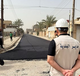 العلوي يطلق حملة كبرى لإكساء شوارع قضاء الطارمية تنطلق لتطوير البنى التحتية