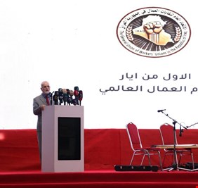 محافظ بغداد يشارك في احتفالية عيد العمال ويشيد بدورهم في عملية البناء والإعمار ومختلف القطاعات