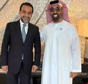 الحلبوسي يبحث مع نائب حاكم أبو ظبي طحنون بن زايد الملفات المشتركة بين العراق والإمارات وتطورات المنطقة