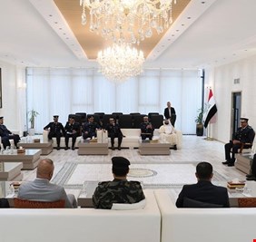 وزير الداخلية يلتقي وفداً من وزارة الداخلية القطرية والسفير القطري لدى العراق
