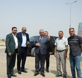 مدير عام المنتجات النفطية يطّلع ميدانياً على إنشاء محطتي وقود حكوميتين في واسط