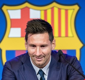 أول رد من ميسي بعد تتويج برشلونة بلقب الليغا