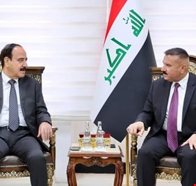 وزير الداخلية يلتقي رئيس ديوان الوقف السني ويبحث معه جملة من الموضوعات