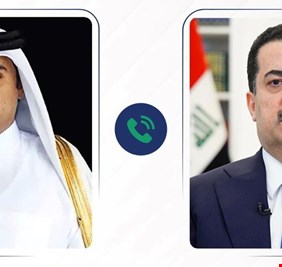 السوداني يبحث مع امير قطر التطورات المتسارعة في الصراع بين إسرائيل و ايران