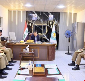 وزير الداخلية يزور مديرية شرطة البيئة ويؤكد على إنجاز مراكز نموذجية لهذه المديرية