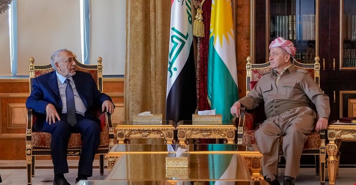 المشهداني يبحث مع بارزاني أزمة رواتب موظفي كردستان العراق