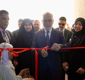 محافظ بغداد يفتتح المرحلة الأولى من تأهيل منتدى شباب ورياضة البنوك