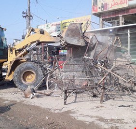 الأمانة تتحدث عن استمرار رفع التجاوزات وفتح الشوارع في بغداد