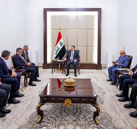 السوداني يدعو شركة هاليبرتون لتوسع نشاطها في العراق