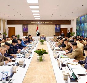 وزير الداخلية يترأس مؤتمراً موسعاً للاستماع إلى إيجاز شهر أيلول وتطبيق نظام الأمن المناطقي