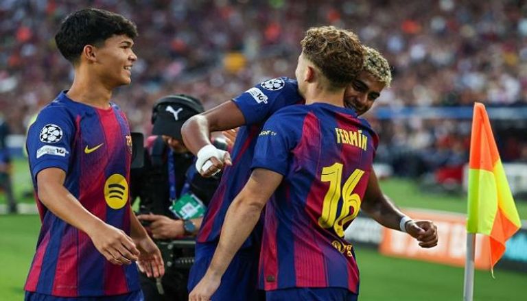 برشلونة يكتسح ضيفه أولمبياكوس في دوري الأبطال