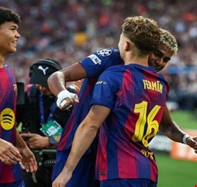 برشلونة يكتسح ضيفه أولمبياكوس في دوري الأبطال