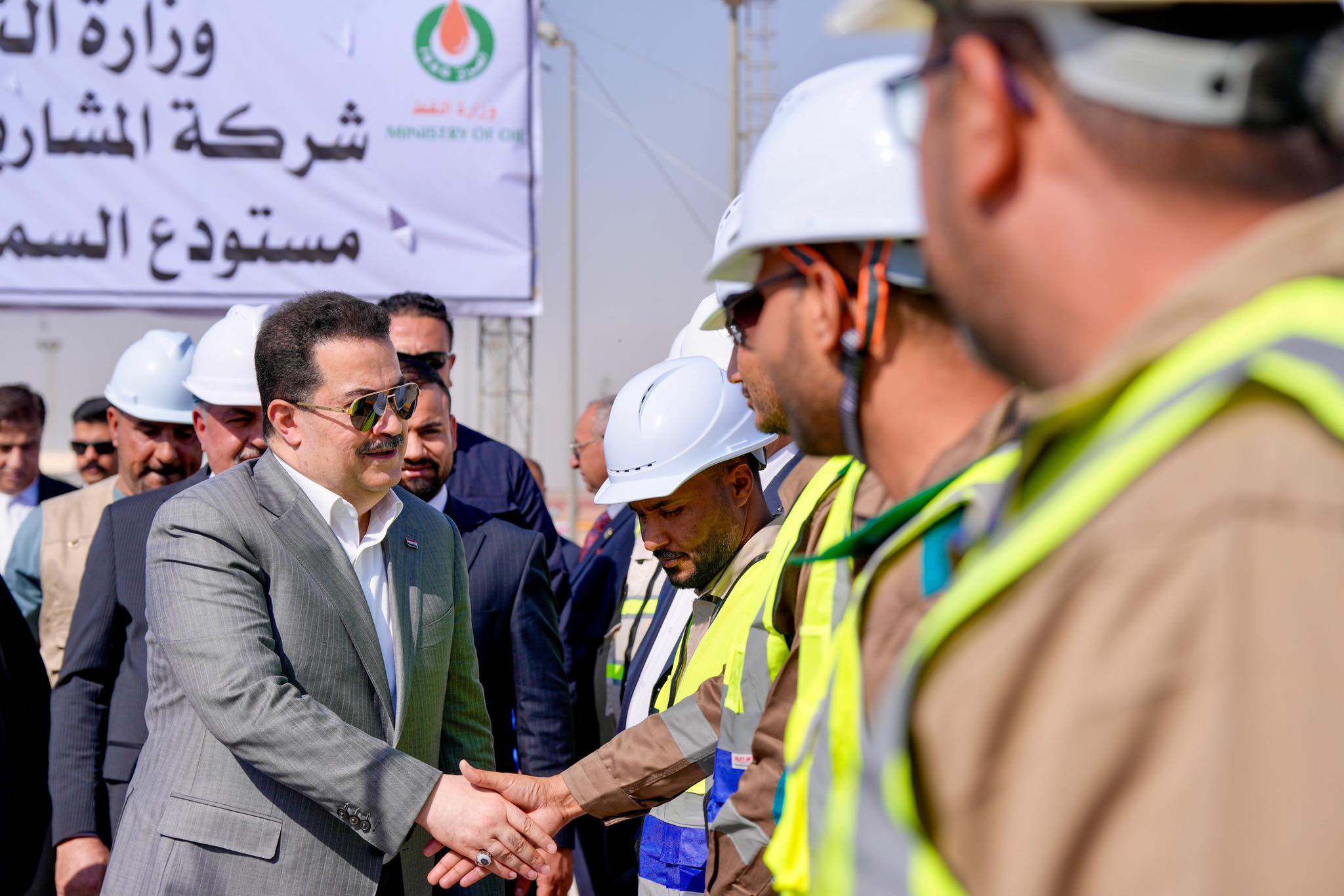 السوداني في المثنى لاطلاق عدد من المشاريع