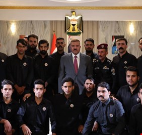 وزير الداخلية يلتقي ذوي الشهيد البطل اللواء عزيز شلال الشامي