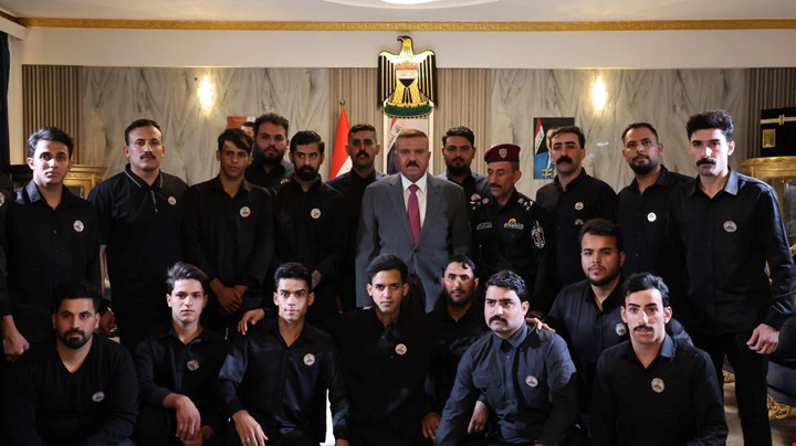 وزير الداخلية يلتقي ذوي الشهيد البطل اللواء عزيز شلال الشامي