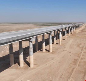 الإعمار تعلن إنجاز 88 بالمائة من مشروع جسر حمرين الكونكريتي في ديالى