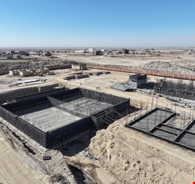 وزارة الإعمار: وتائر عمل متصاعدة في مشروع ماء حصيبة الشرقية بالأنبار