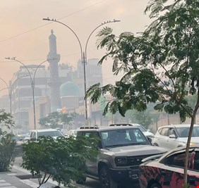 تحذير من الهواء البنفسجي في بغداد