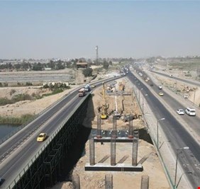 الإعمار تعلن جاهزية مسار الطريق الحلفي الرابع في بغداد