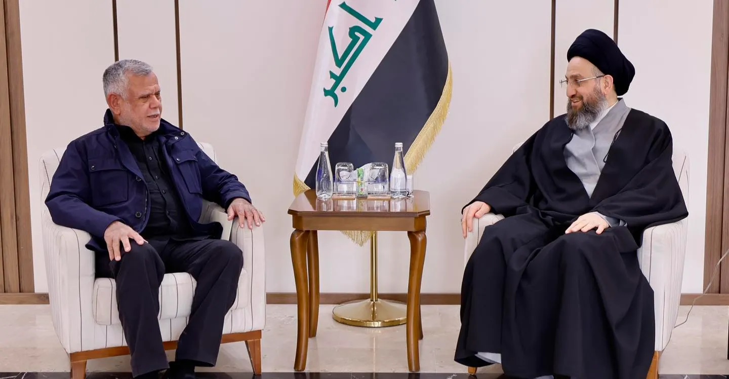 الحكيم والعامري يؤكدان اهمية الاسراع في تشكيل الحكومة العراقية المقبلة