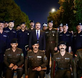 وزير الداخلية يتابع ميدانياً كلية الشرطة الثانية في البصرة