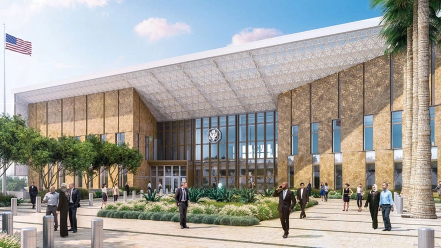 امريكا تفتح اكبر قنصلية في اربيل