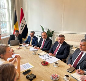 وزير الداخلية العراقي يلتقي وزيرة الهجرة البلجيكية في بروكسل لبحث رعاية  الجالية العراقية وتوسيع آفاق التعاون المشترك