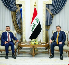 بالفيديو السوداني يستقبل الحلبوسي ويبحثان توحيد الرؤى واستكمال الاستحقاقات الدستورية