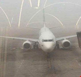 توقف الحركة الجوية في المطارات العراقية بسبب الضباب الكثيف