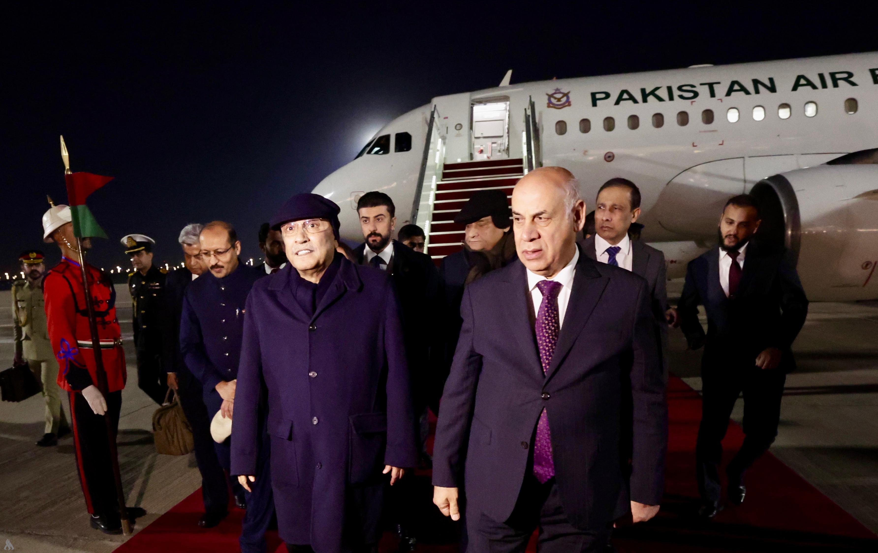 رئيس باكستان يصل العراق في زيارة رسمية