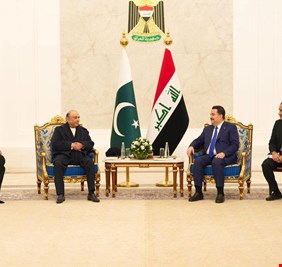 السوداني يبحث مع الرئيس الباكستاني العلاقات وملفات تخص علاقة البلدين