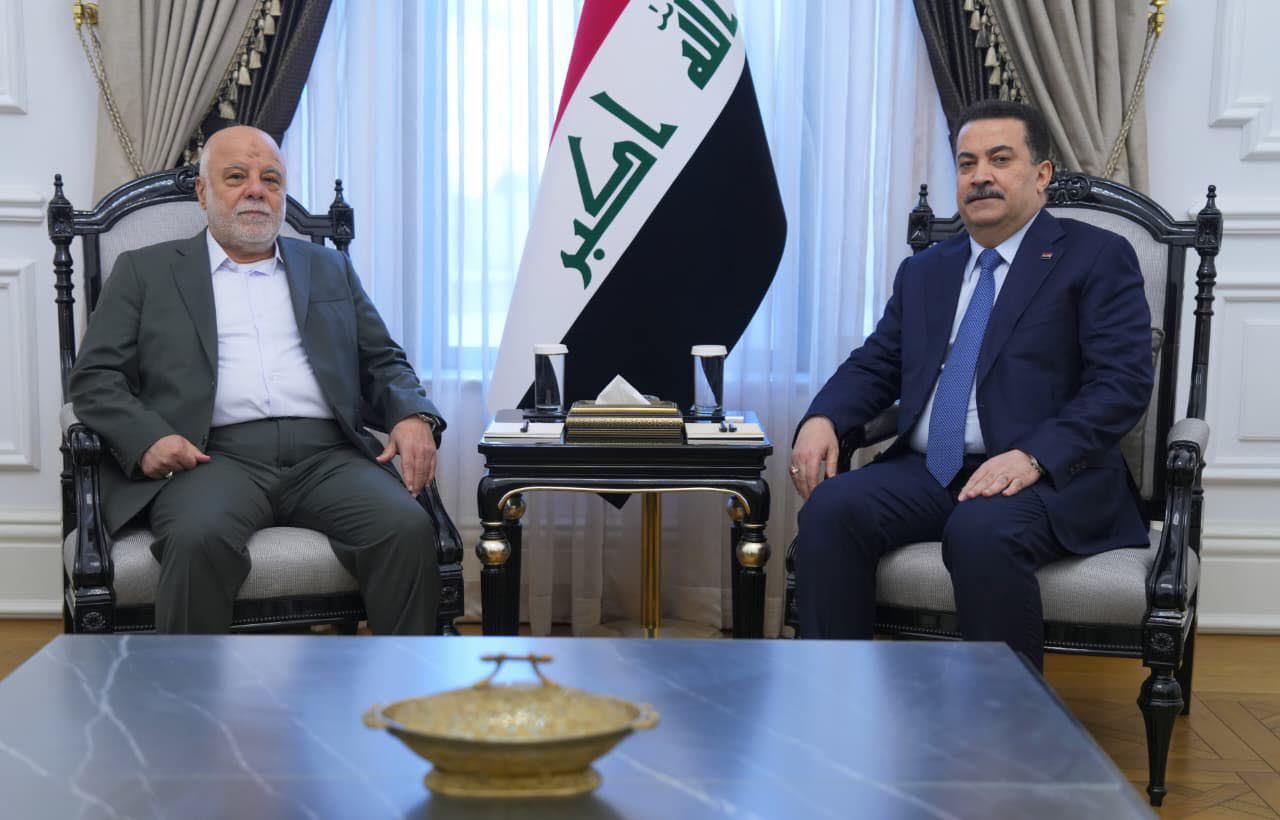 السوداني يبحث مع العبادي اخر التطورات السياسية وإنجاز الاستحقاقات الدستورية