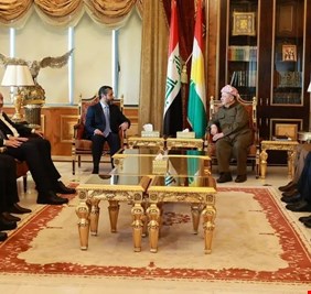 بارزاني يبحث مع صادقون اكمال الإستحقاق الدستوري