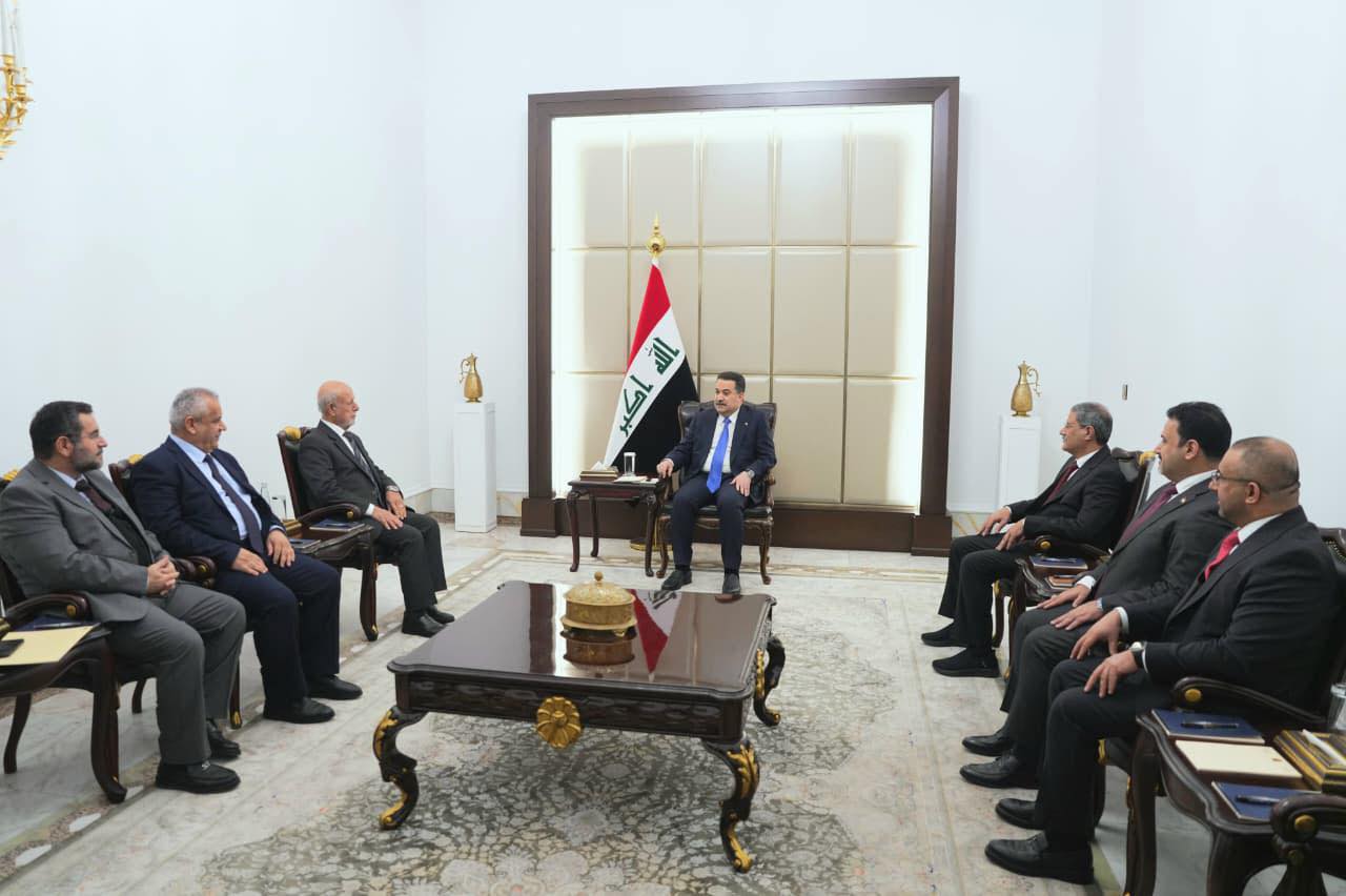 السوداني يستقبل وفد حزب الاتحاد الإسلامي الكردستاني