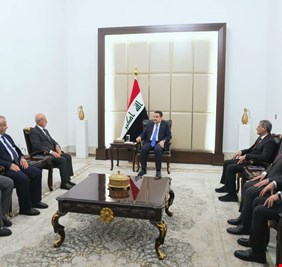 السوداني يستقبل وفد حزب الاتحاد الإسلامي الكردستاني