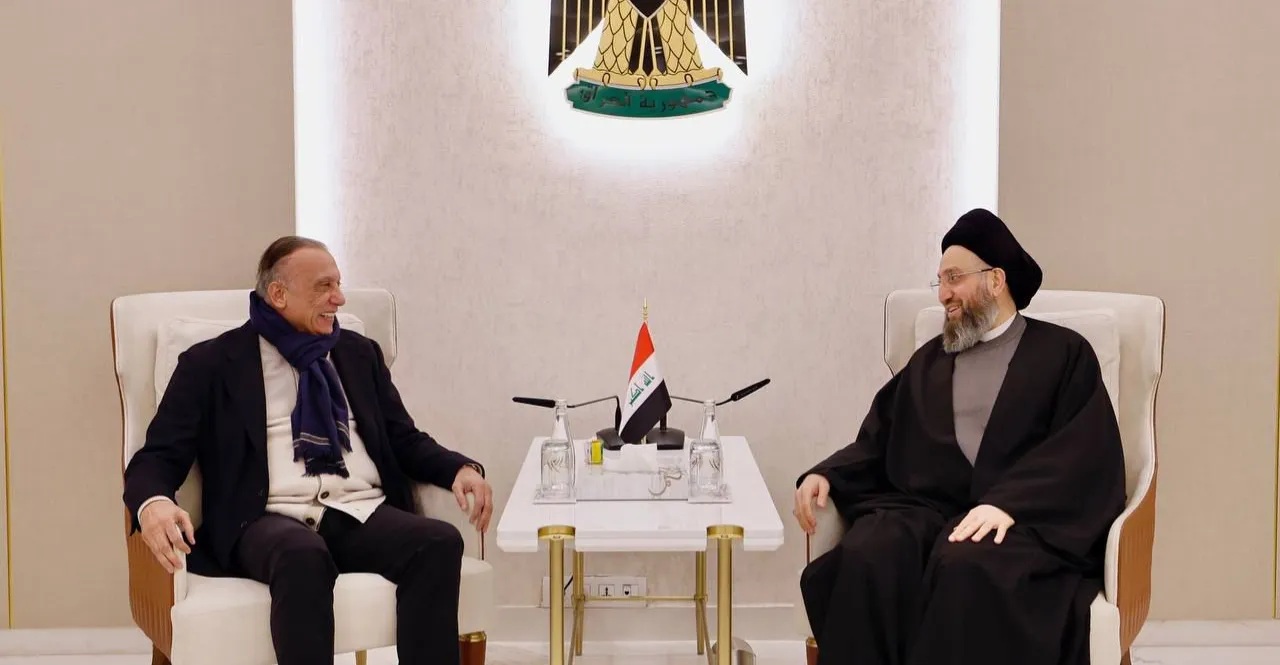 الحكيم يلتقي الكاظمي ويؤكد خطورة الأوضاع المحيطة بالعراق