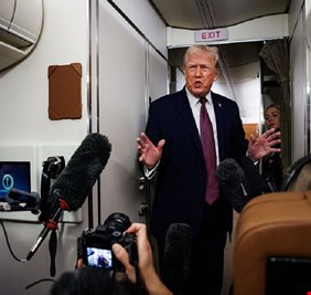 ترامب: محادثات جادة مع إيران.. وسفن حربية كبيرة تبحر باتجاهها