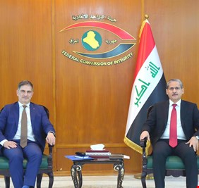 النزاهة تبحث مع التعاون الأوربي التعاون لكشف ومتابعة الفساد