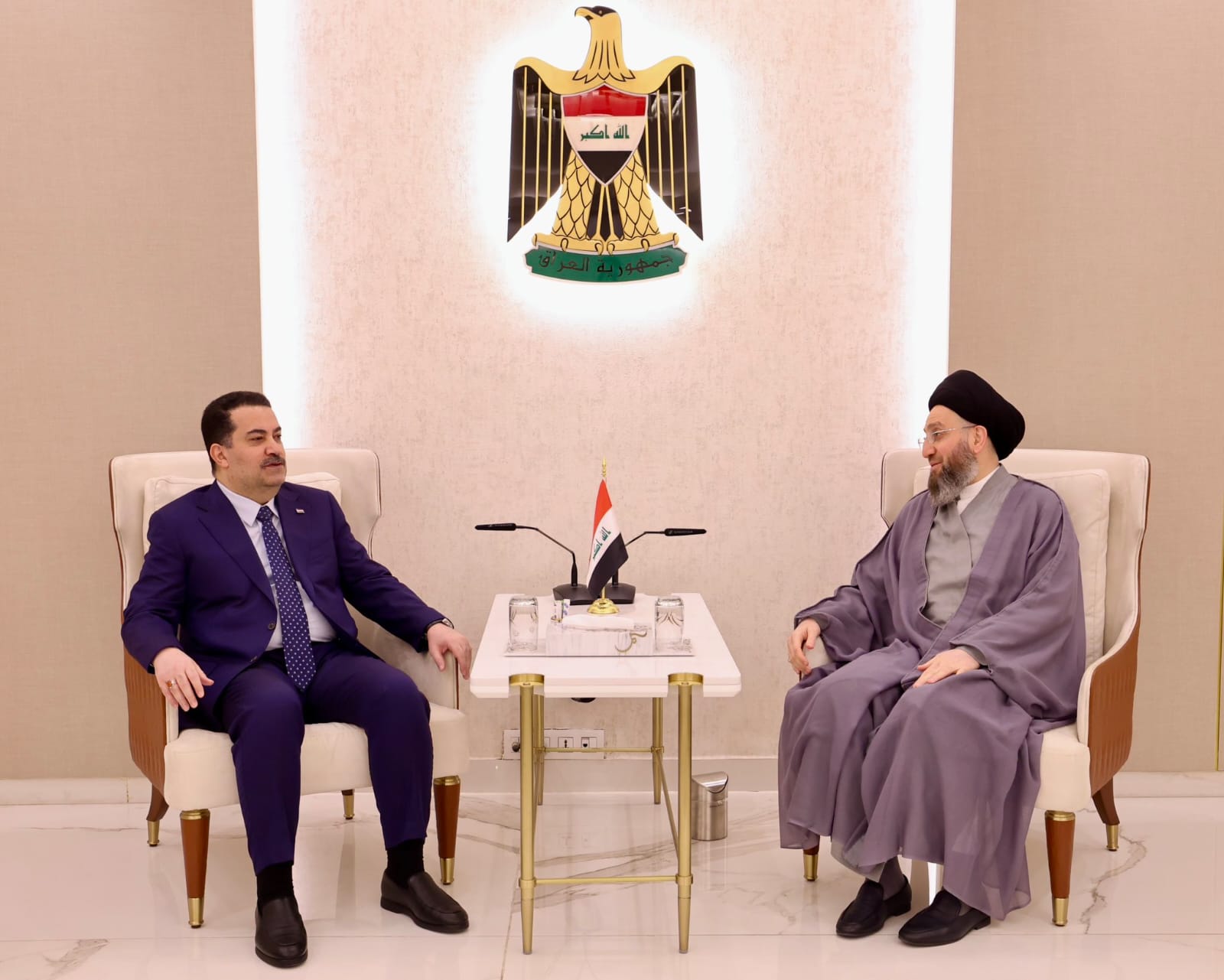 ماذا قال عمار الحكيم بعد لقائه السوداني؟