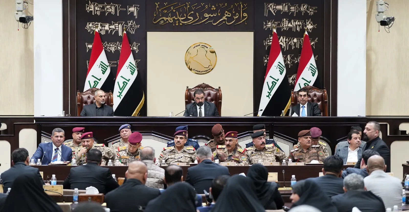 البرلمان يناقش في جلسة سرية التطورات مع قادة الجيش والداخلية