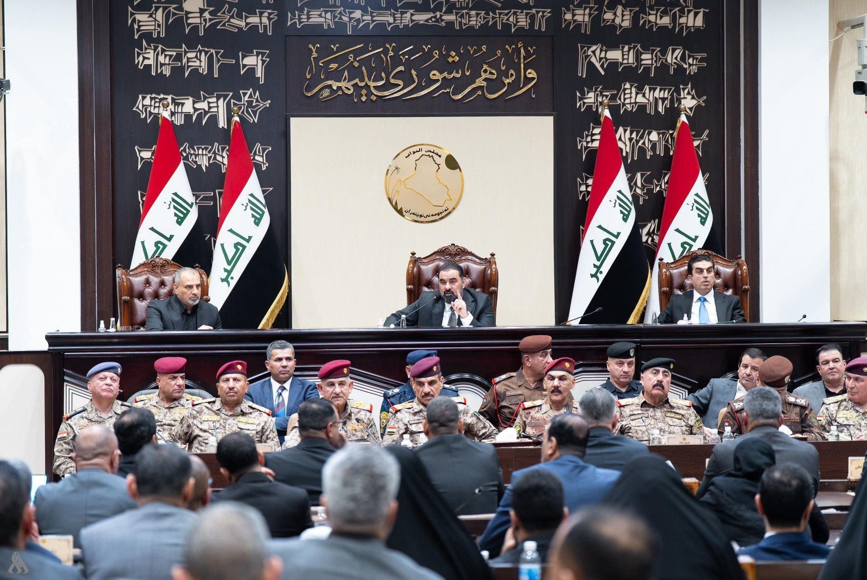 مجلس النواب يستعرض نتائج استضافة القادة العسكريين ويرفض استخدام الأراضي العراقية للحرب