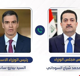 السوداني يجري مباحثات هاتفية مع نظيره الإسباني بشأن تطورات الأوضاع في المنطقة