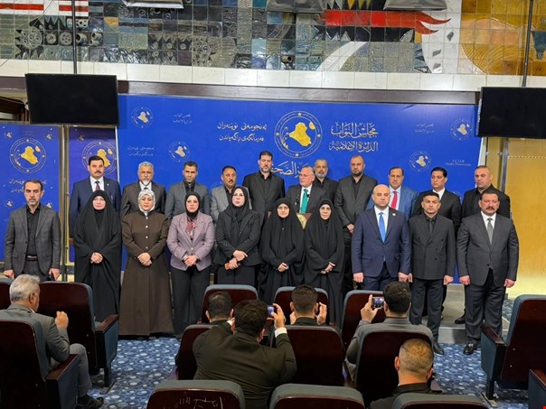 كتلة الإعمار والتنمية تدين استهداف مستوصف الحبانية العسكري وتدعو لتحرك قانوني ودبلوماسي عاجل