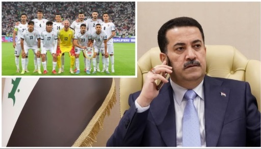 السوداني يؤكد حرصه على تكريم وفد المنتخب الوطني بعد تأهله لكأس العالم