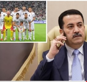 السوداني يؤكد حرصه على تكريم وفد المنتخب الوطني بعد تأهله لكأس العالم