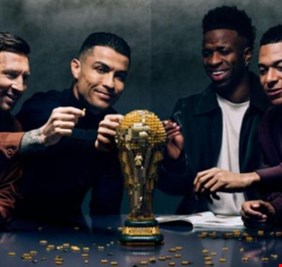 كلفة مذهلة لظهور ميسي ورونالدو في إعلان المونديال