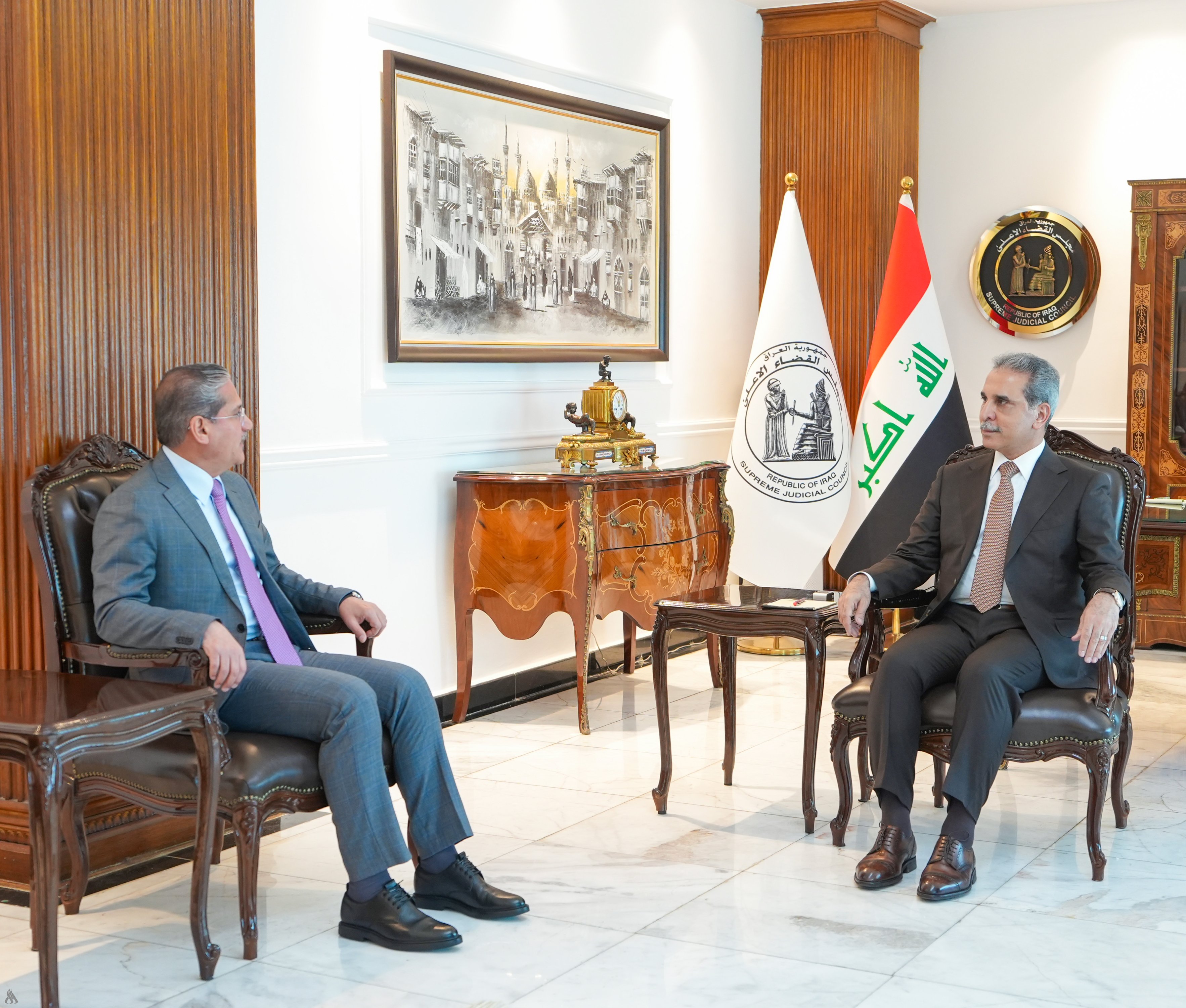 النزاهة ومجلس القضاء الأعلى يبحثان التعاون المُشترك وسبل تعزيز آليات العمل الرقابيِّ والقضائيِّ