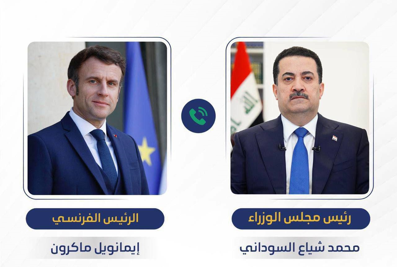 تفاصيل الاتصال الهاتفي بين السوداني والرئيس الفرنسي