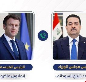 تفاصيل الاتصال الهاتفي بين السوداني والرئيس الفرنسي